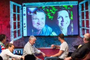 Skypen mit Rommy und Michael aus Leipzig